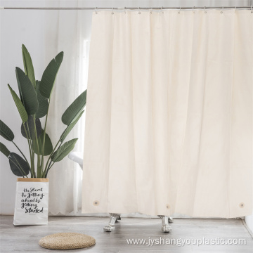 Wholesale good quality cheap solid shower curtain